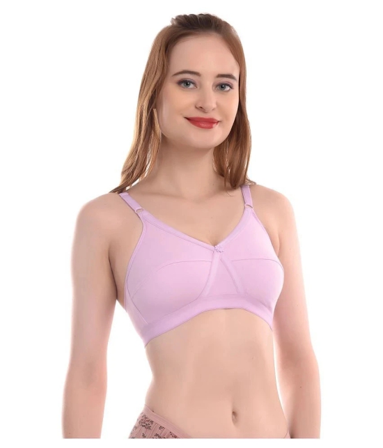 Elina Cotton T-Shirt Bra - Purple - 38C