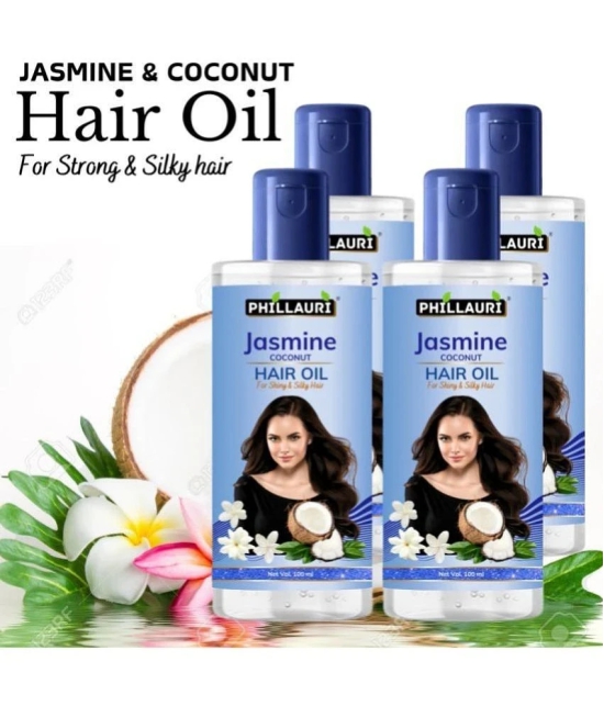 Phillauri Anti Dandruff Jasmine oil 400 ml ( Pack of 4 )