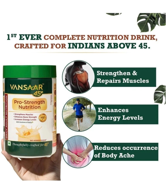 Vansaar 45+ Pro, Strength Complete Nutrition Drink For 45+ Adults, 400g