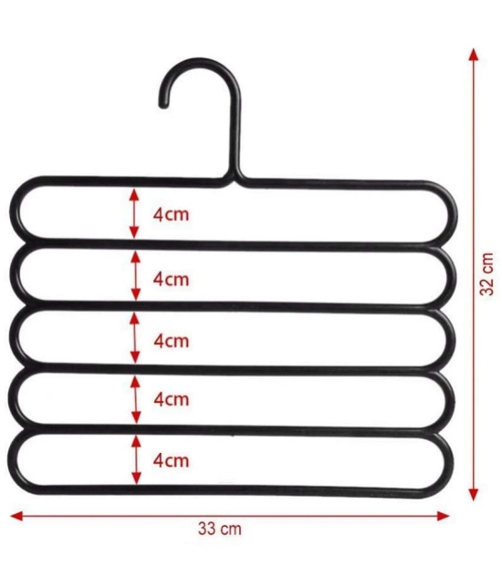 TISYAA Plastic Standard Clothes Hangers ( Pack of 5 )