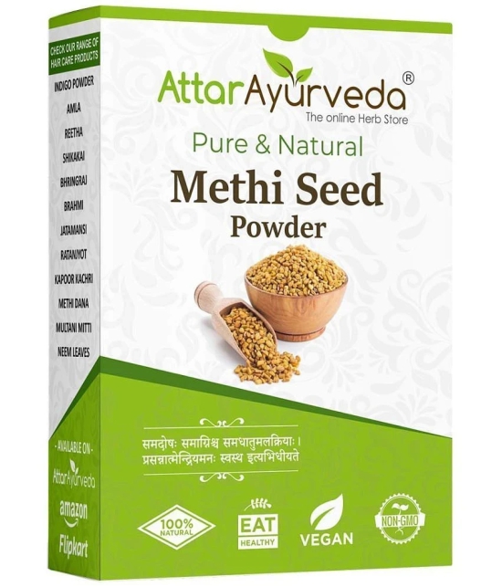 Attar Ayurveda Methi Seed Powder For Hair Growth - 200 g | Fenugreek Powder