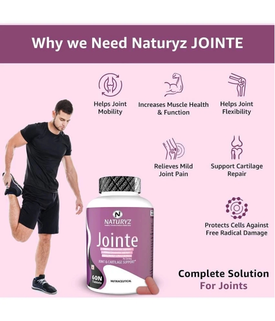 NATURYZ Jointe joint support supplement With Glucosamine, Chondroitin & MSM - 60 Tablets