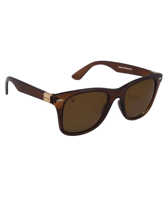 Walrus - Brown Square Sunglasses ( WS-ISC-II-090909D ) - Medium