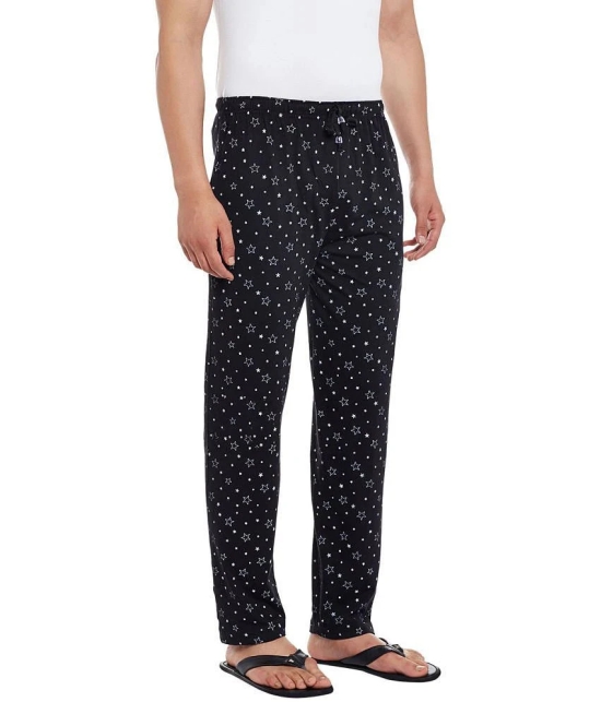 Vimal Jonney Black Cotton Trackpants Single - None