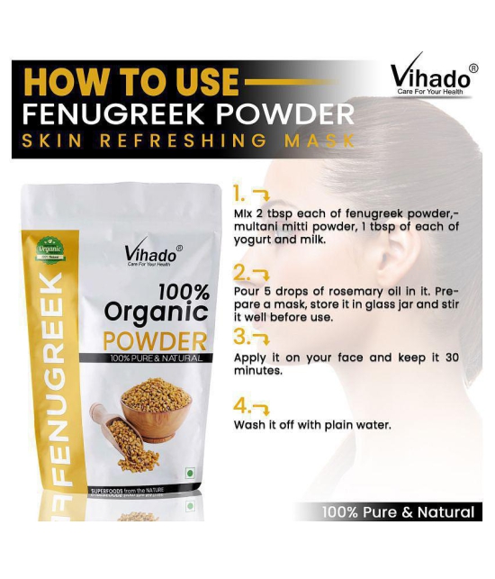 Vihado Herbal Fenugreek Powder Hair Scalp Treatment 100 g