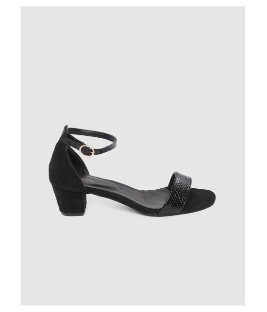 MARC LOIRE Black Block Heels - None