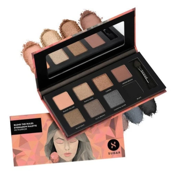 Blend The Rules Eyeshadow Palette - 02 Warrior (Smokey Hues)