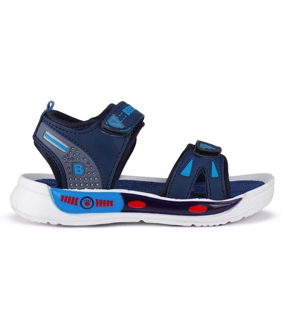 Bersache Lightweight Stylish Sandal With High Quality Sole For Kids (Blue) - None