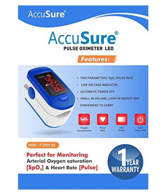 Accusure PULSE OXIMETER (SPO2) FINGER TIP Finger Tip