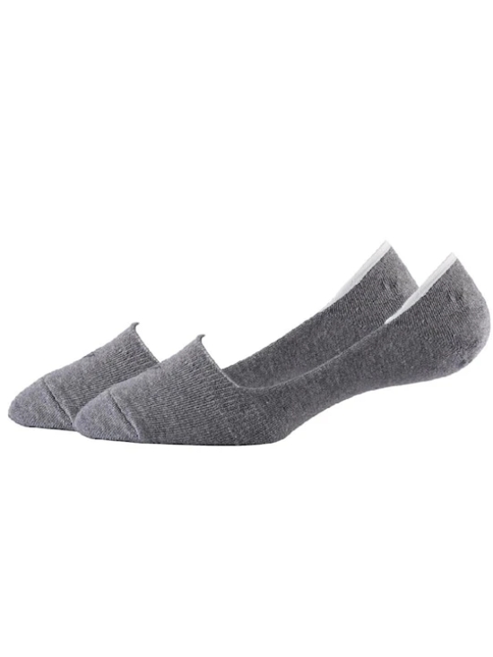 Men Pack Of 2 Cotton Shoe Liner Socks