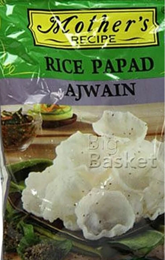 Mother Receipe MotherS Receipe Ajwani Rice Papad, 75 Gm