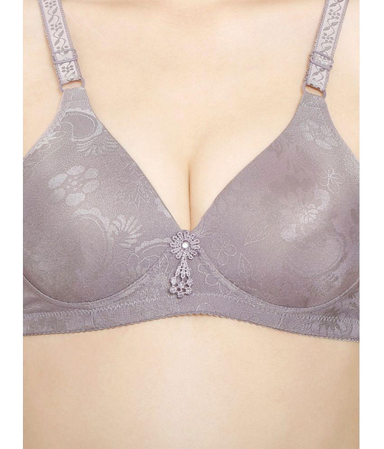 ILRASO - Purple Cotton Blend Lightly Padded Women's T-Shirt Bra ( Pack of 1 ) - None