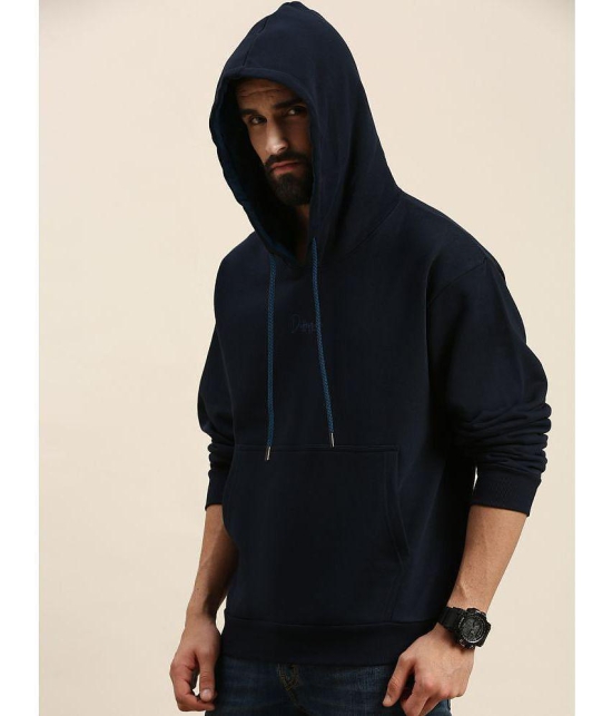 Difference of Opinion - Navy Fleece Oversized Fit Mens Sweatshirt ( Pack of 1 ) - None