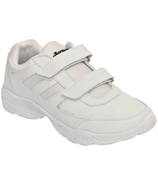 Aerowalk - White Boys School Shoes ( 1 Pair ) - None