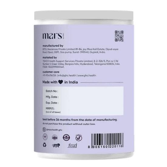 Mars by GHC Plant Based Collagen Powder for Skin Nourishment and Hair Growth 250g - Pack of 1-Mars by GHC Plant Based Collagen Powder for Skin Nourishment and Hair Growth (250g - Pack of 1)