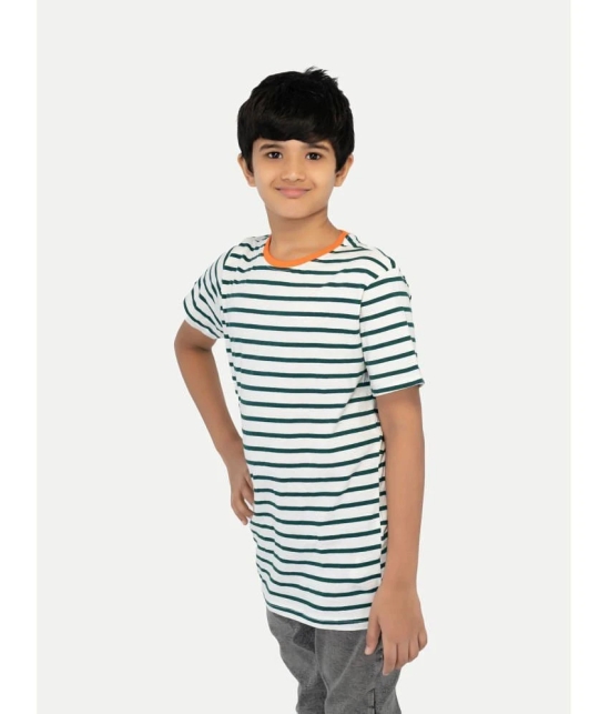 Radprix White Cotton Blend Boys T-Shirt ( Pack of 1 ) - None