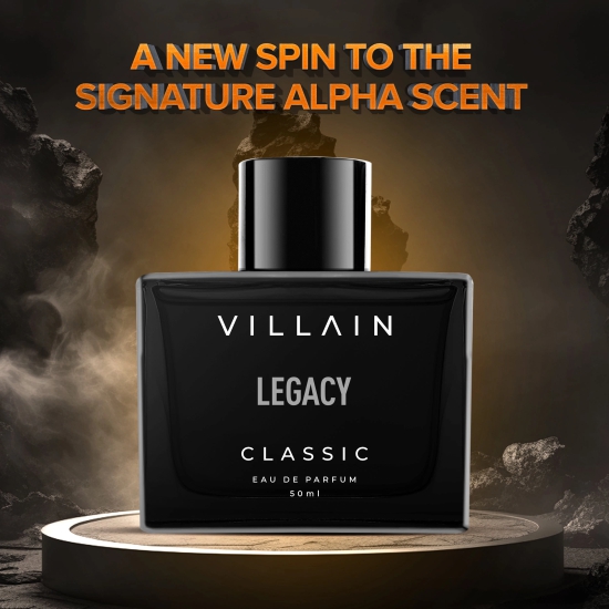 Villain Legacy Classic EDP for Men - 50 ml-Villain Legacy Classic EDP for Men - 50 ml