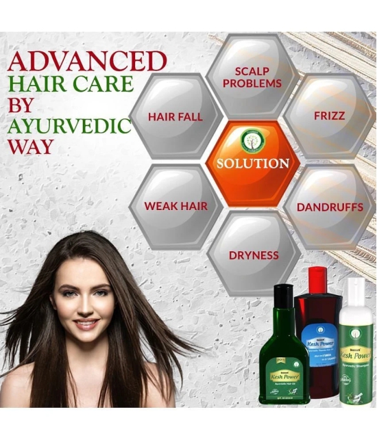 Deemark Kesh Power Oil + Kesh Power Shampoo + Thanda Oil