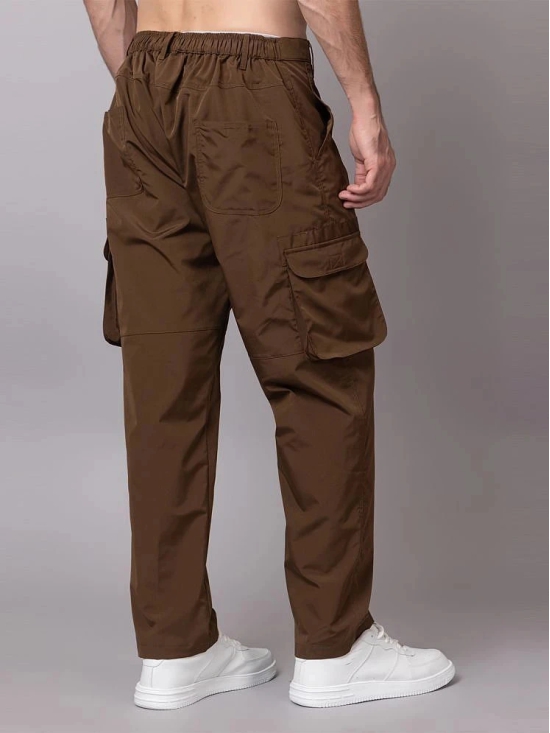 YHA Brown Polyester Mens Sports Trackpants ( Pack of 1 ) - None