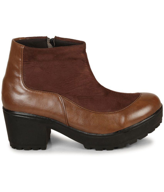 Commander - Brown Women''s Ankle Length Boots - None