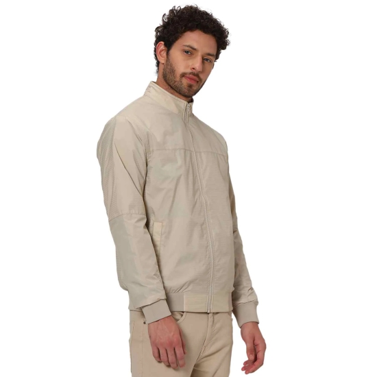 Beige Lightweight Textured Jacket