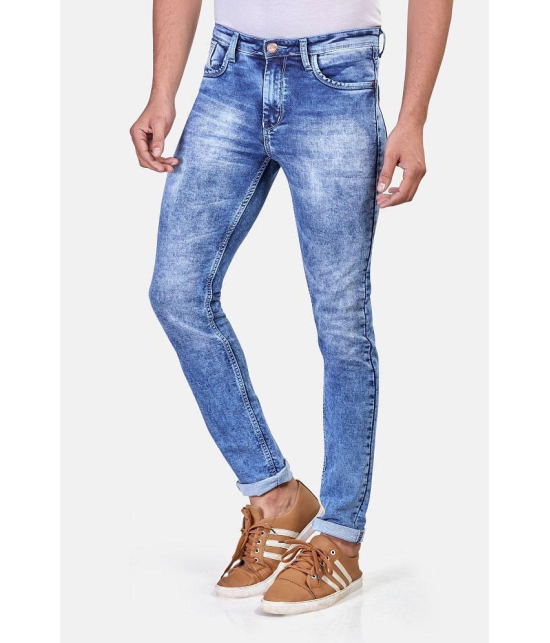 HJ HASASI Blue Regular Fit Jeans - None