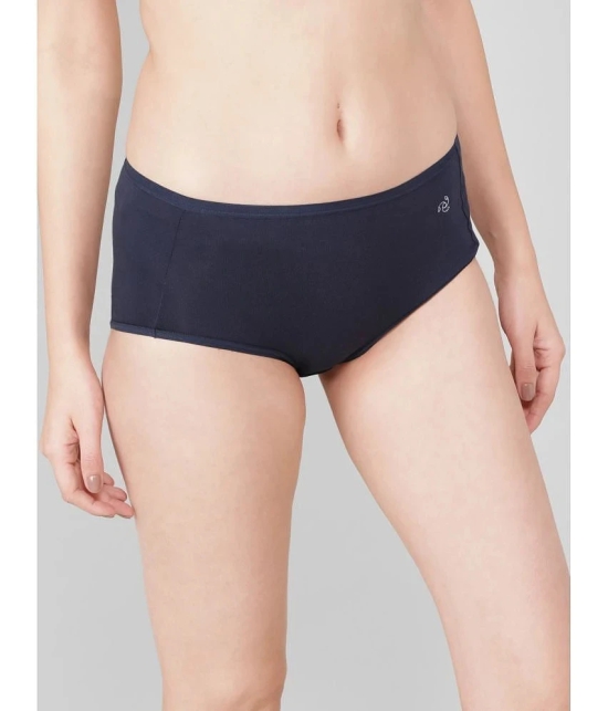 Jockey 1809 Women Full Coverage Micro Modal Elastane High Waist Full Brief - Classic Navy - None