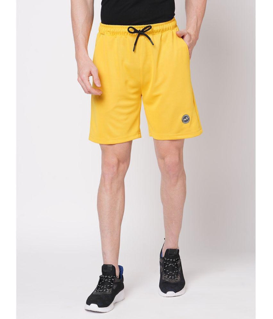 Fitz - Yellow Polyester Mens Shorts ( Pack of 1 ) - None