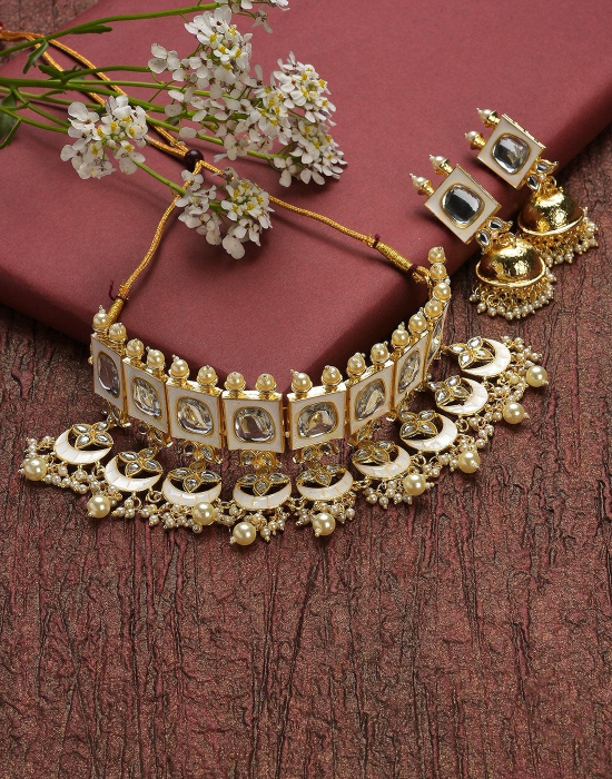 Kundan Gold Plated Necklace Set