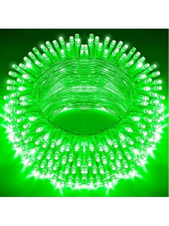 MIRADH Green 10 Mtr String Light ( Pack of 1 ) - Green