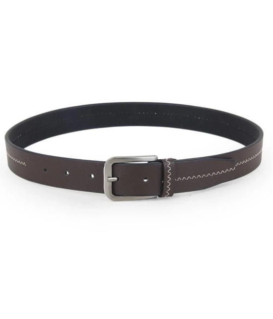 Zacharias Boys Synthetic Leather Belt for kids (Pack of 1) (kb-20_Black) (6-10 Years) - None