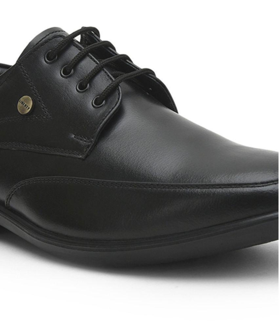 Liberty - Black Mens Derby Formal Shoes - None