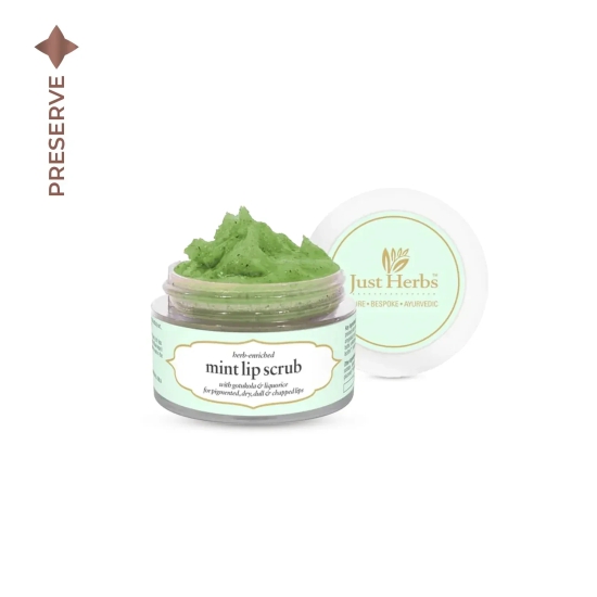 Herb Enriched Lip Scrub mint_scrub