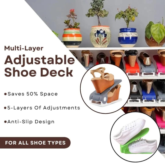 Shoe Organizer - The Adjustable Shoe Rack Space Saver-Pack of 6 @ 999?