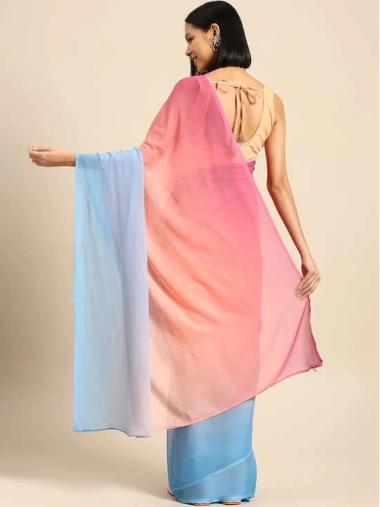 Ombre Poly Chiffon Saree