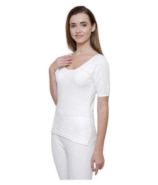 Bodycare Insider Cotton Blend Topwear - White - 4XL