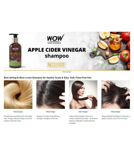 WOW Skin Science Apple Cider Vinegar Shampoo - 300ml