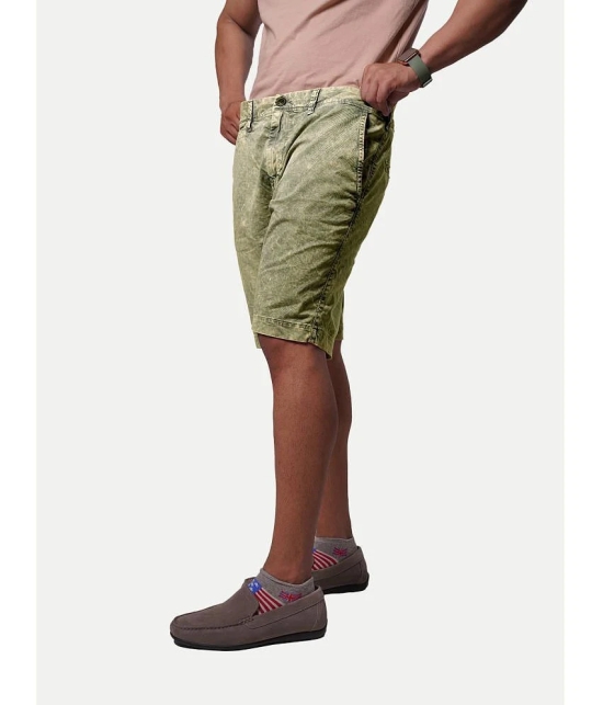 Radprix Green Cotton Mens Chino Shorts ( Pack of 1 ) - None