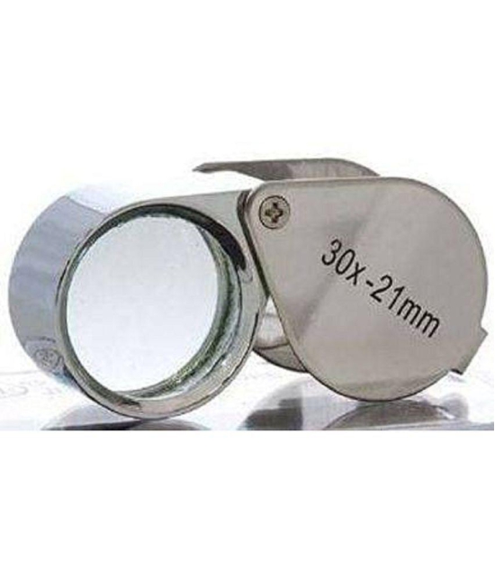 SHB Mini 30x 30x21mm Loupe Magnifier Triplet Jewelers Eye Glass Diamond