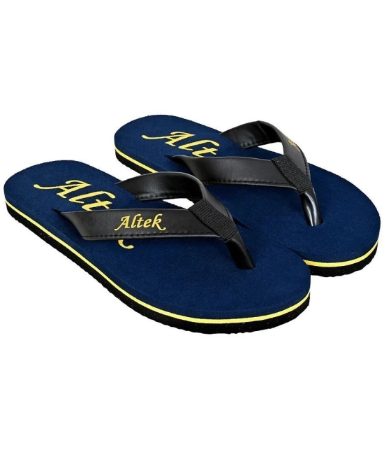 Altek - Navy Mens Thong Flip Flop - None