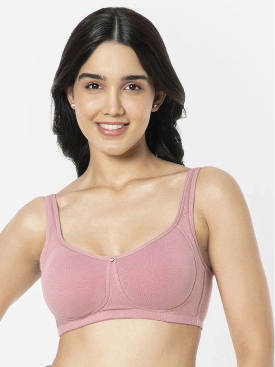 Amante Pack of 1 Cotton Womens Everyday Bra ( Pink ) BRA93401 - None