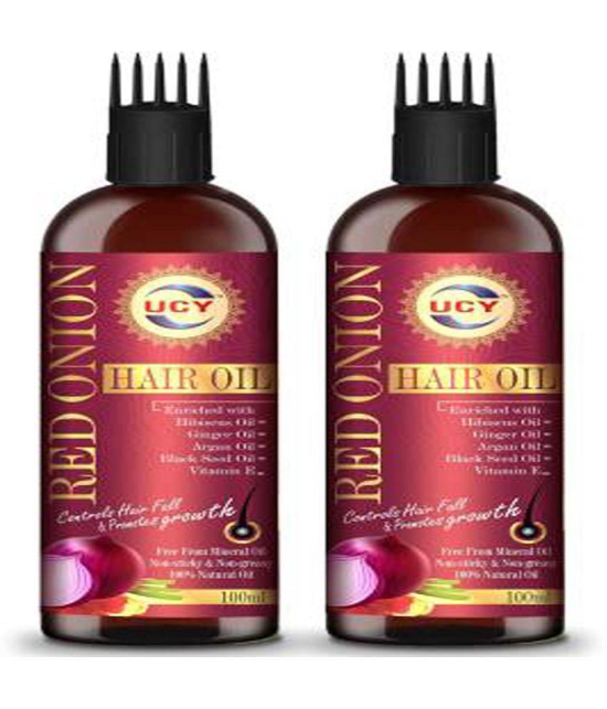 UCY Onion Oil for Hair Growth & Black Seed 200 mL Pack of 2