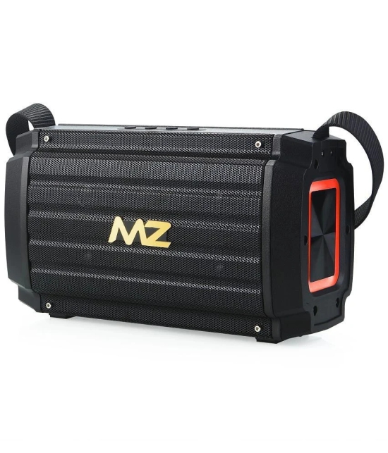 MZ M21SP 60 W Bluetooth Speaker Bluetooth V 5.0 with SD card Slot Playback Time 6 hrs Black - Black