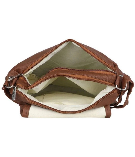 Parrk - Brown PU Sling Bag - Brown