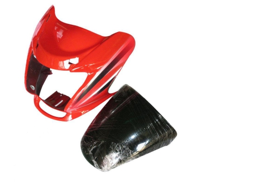 Headlight Visor Fit For Hero Passion Pro Type-4 Sports Red