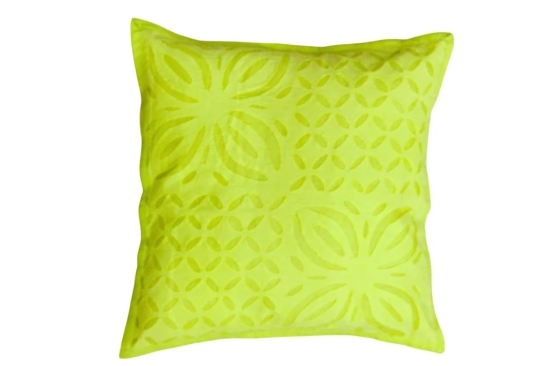 Tisser Applique cutwork cushion cover(set of 5)Size -16x16