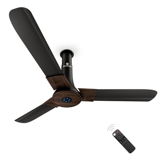 Atomberg Studio Smart+ IOT Enabled 1200 mm BLDC Motor with Remote 3 Blade Ceiling Fan(Earth Brown)