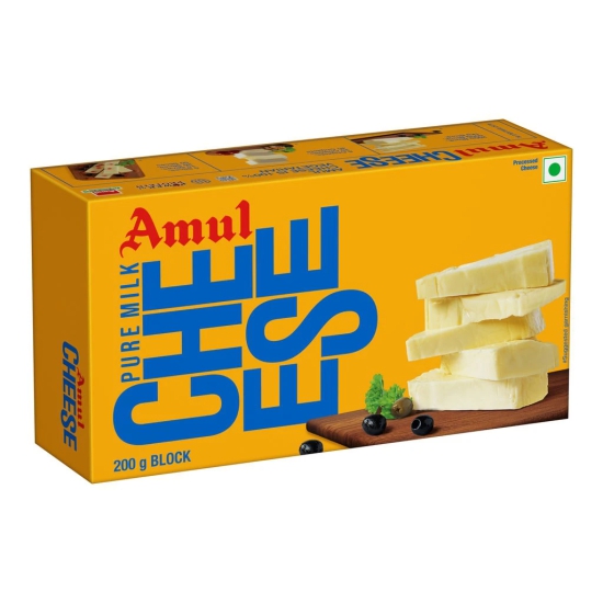 AMUL PROCESSED CHEESE BLOCK 200 GM