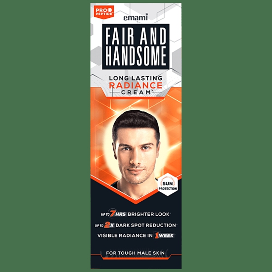 Fair And Handsome Fairness Cream - For Men, Helps In Dark Spot & Oil Reduction, Sun Protection, 30 G