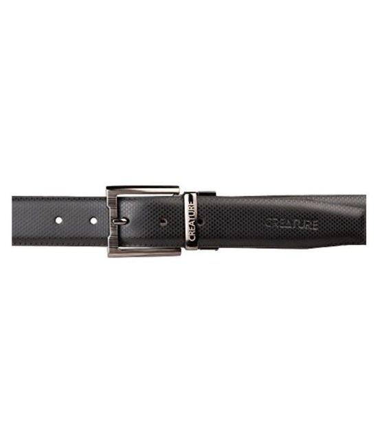 Creature - Black PU Men's Casual Belt ( Pack of 1 ) - Free Size